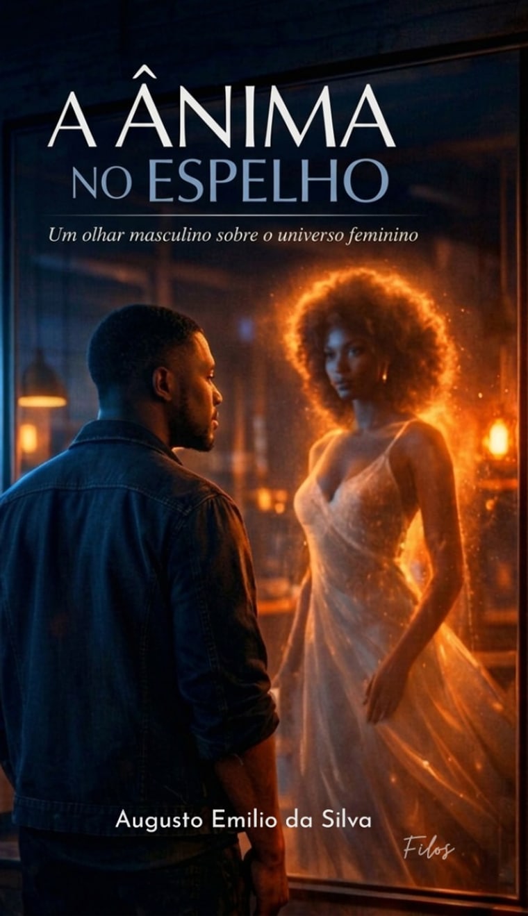 Capa do livro A Ânima no Espelho, de Augusto Emílio